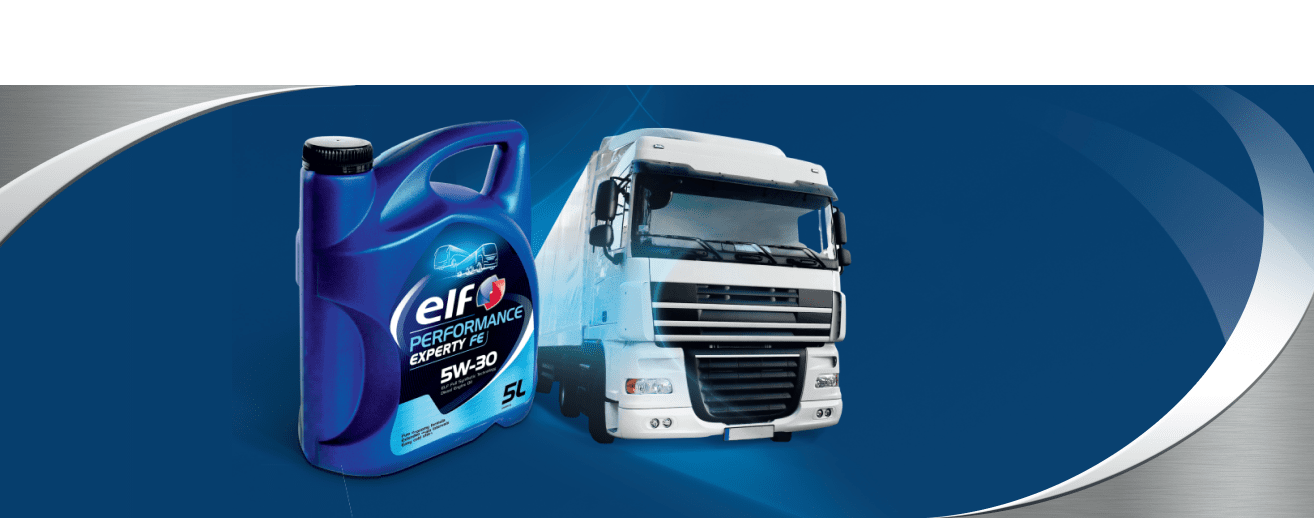 ELF heavy duty motor oils PERFORMANCE range for trucks and buses
